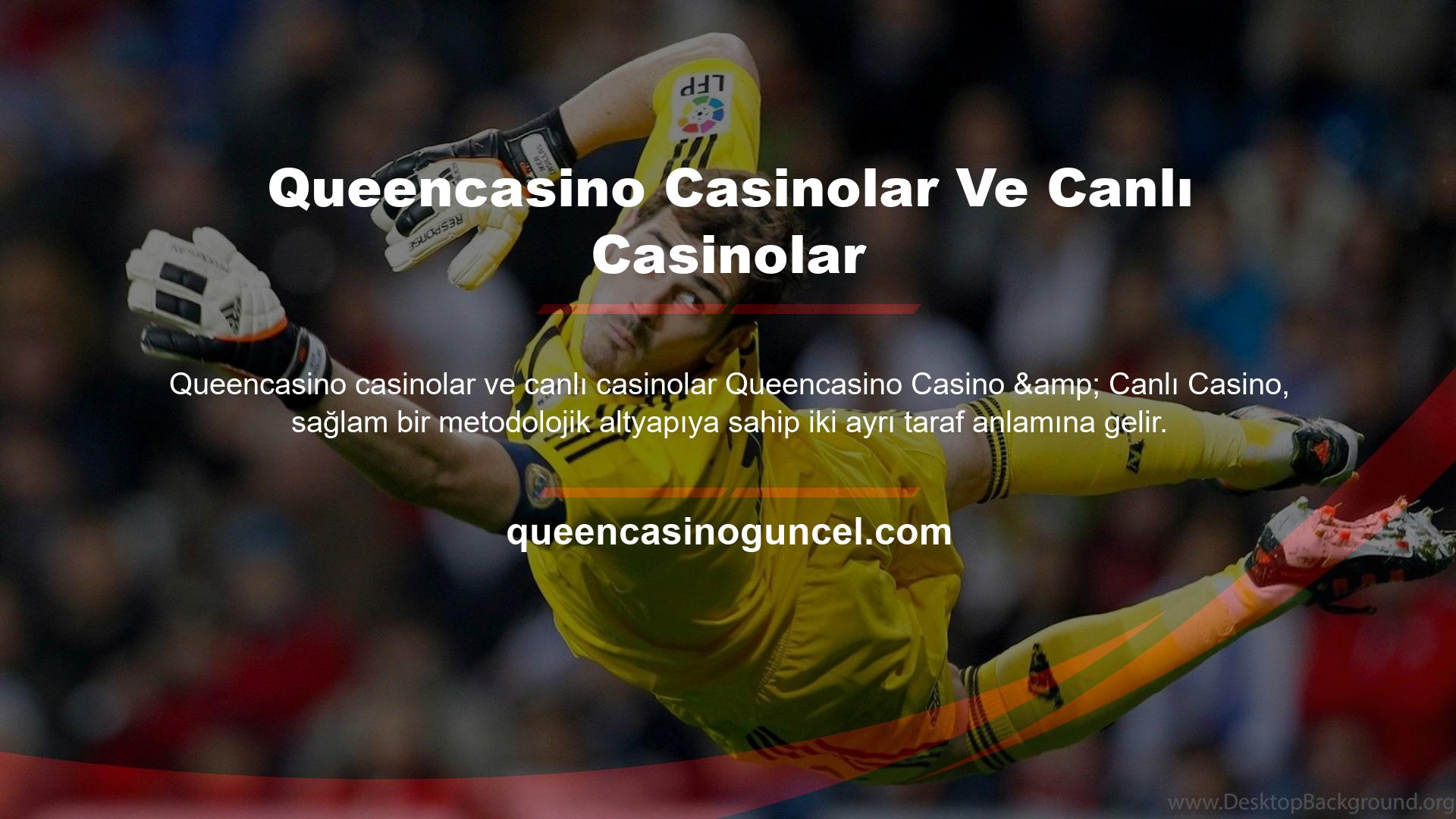 Queencasino casinolar ve canlı casinolar