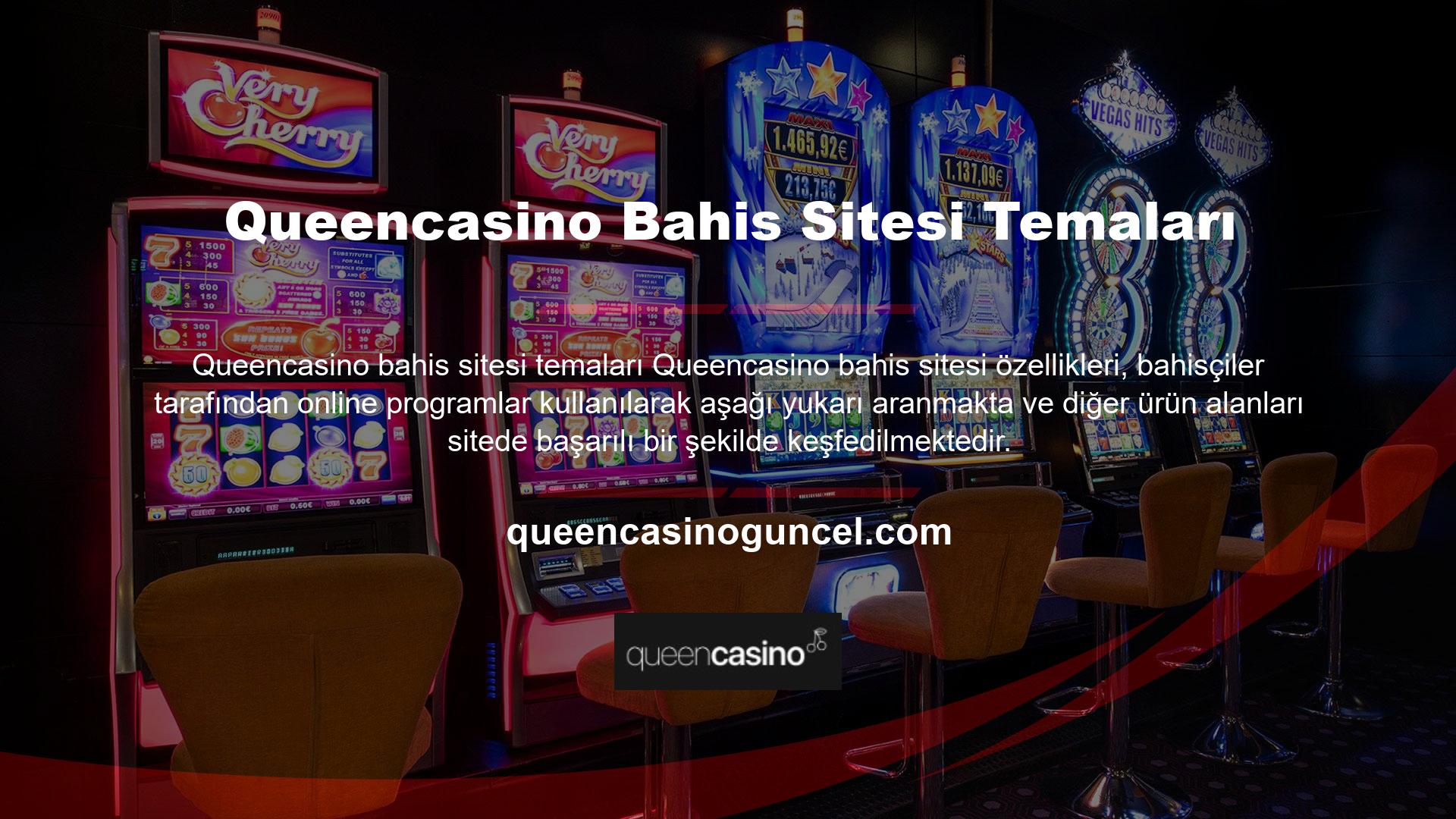 Queencasino Bahis Sitesi Temaları