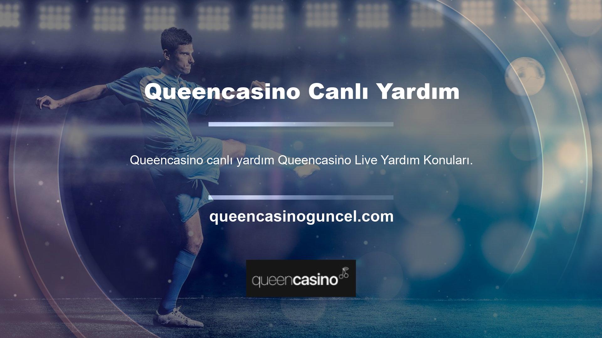 Queencasino Online Destek bölümünü açtığınızda, bir bölüm veya konu bölümü olmadığını göreceksiniz